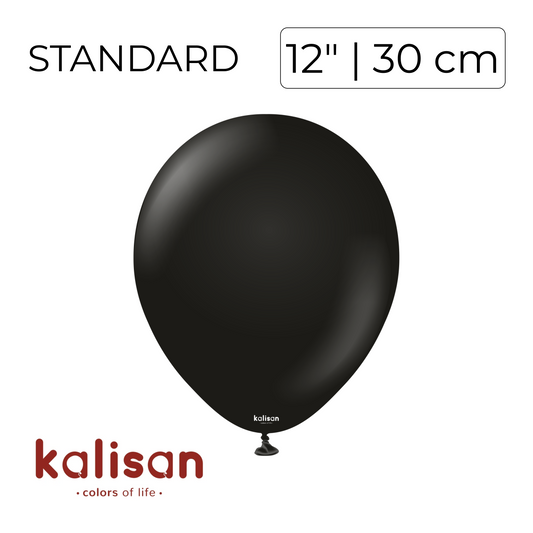 Kalisan 12" | Standard Black (100 pcs)