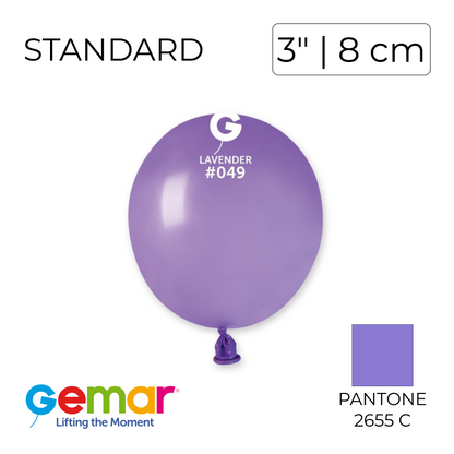 Gemar 3" | Standard 049 Lavender (100 pcs)