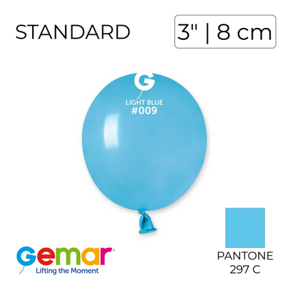 Gemar 3" | Standard 009 Light Blue (100 pcs)