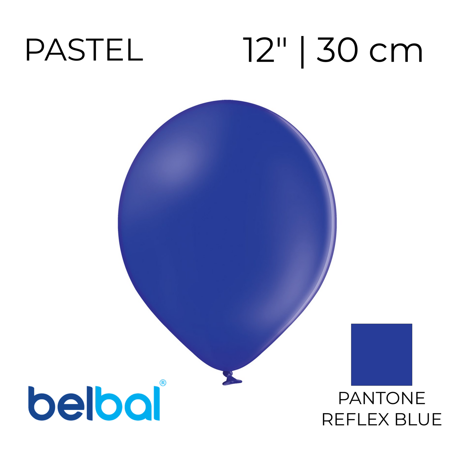 Belbal 12” | Pastel 105 Night Blue (50 pcs)