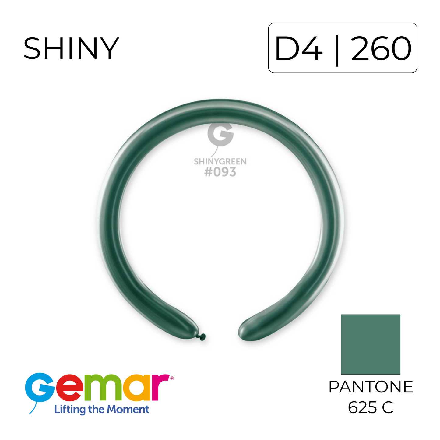 Gemar 260 | Shiny 093 Green  (100 pcs)