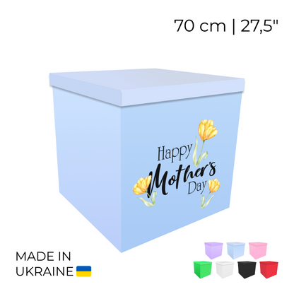 Printed Balloon Box 70 cm | 28" - "Happy Mother's day"