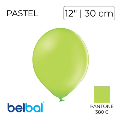 Belbal 12” | Pastel 008 Apple Green (50 pcs)