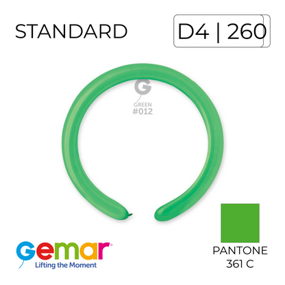 Gemar 260 | Standard 012 Green (100 pcs)