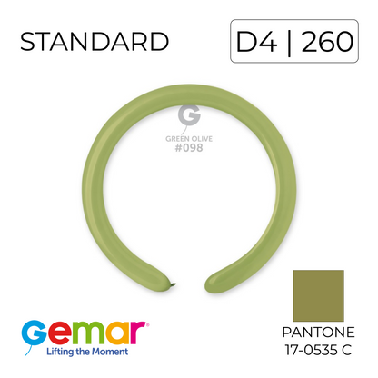Gemar 260 | Standard 098 Green Olive (100 pcs)
