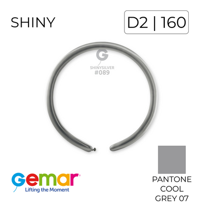 Gemar 160 | Shiny 089 Silver (100 pcs)