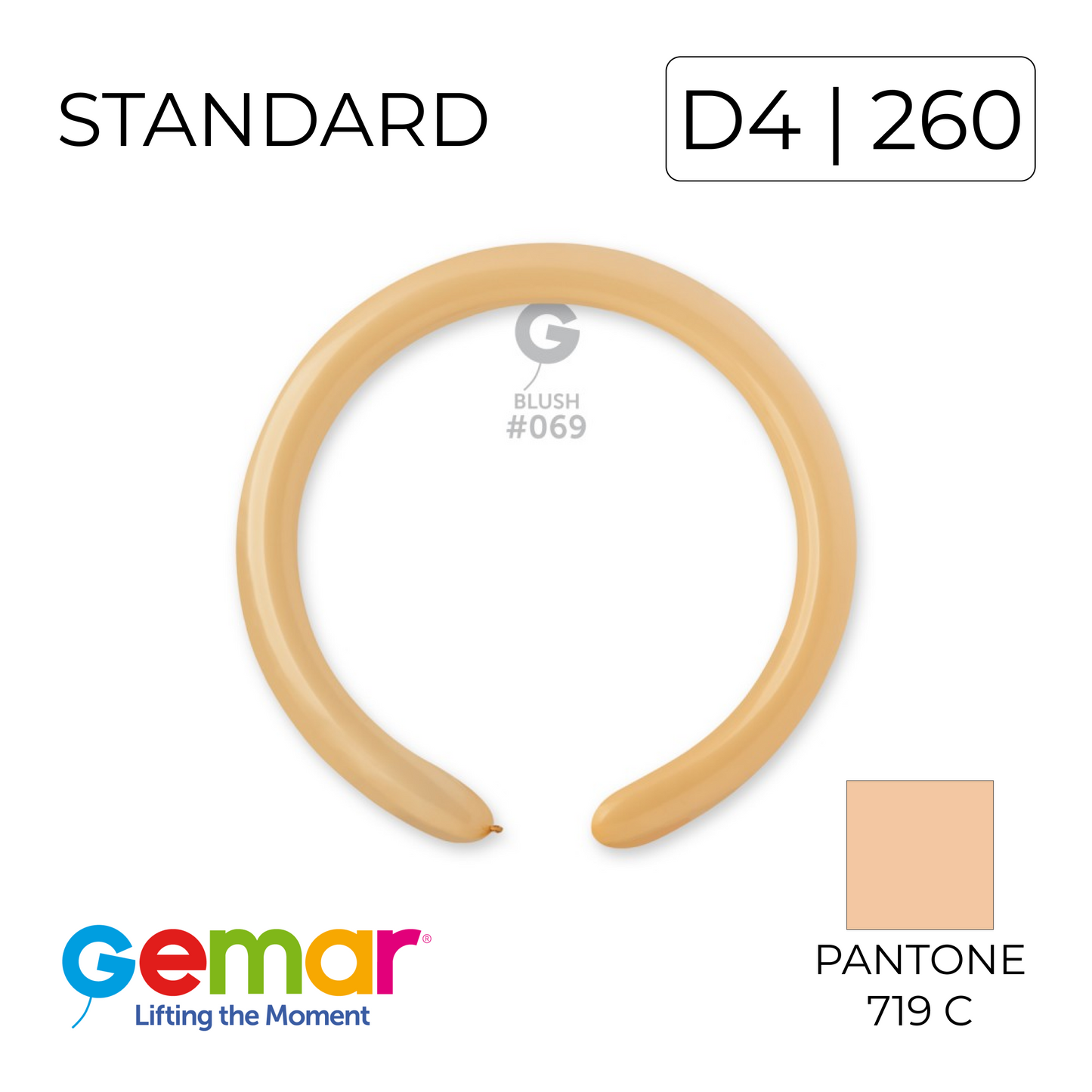 Gemar 260 | Standard 069 Blush (100 pcs)