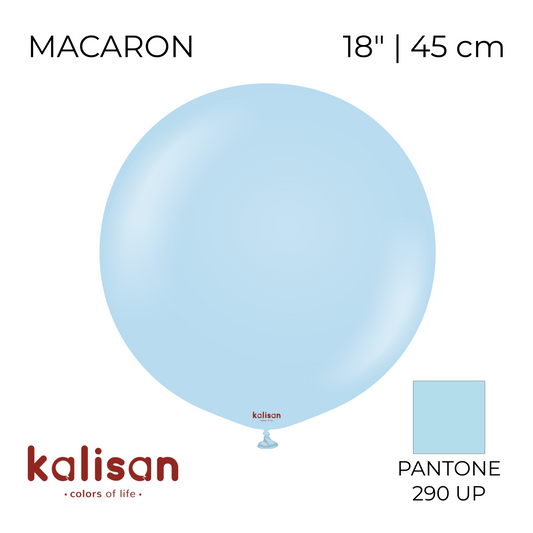 Kalisan 18" | Macaron 08 Blue (25 pcs)