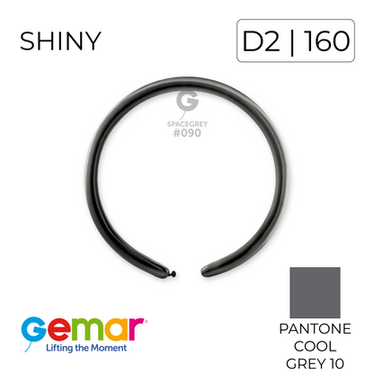 Gemar 160 | Shiny 090 Space Grey (100 pcs)