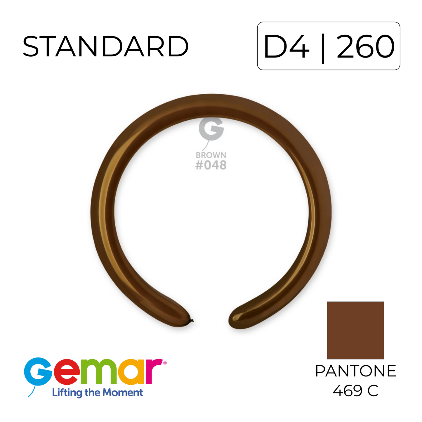 Gemar 260 | Standard 048 Brown (100 pcs)