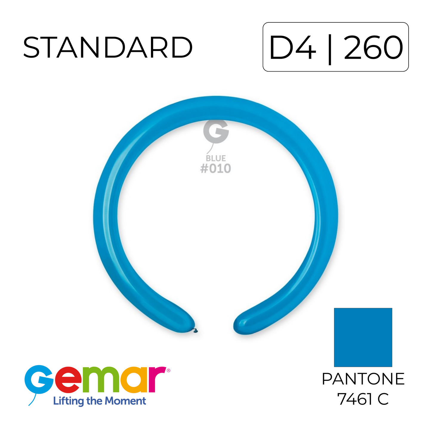 Gemar 260 | Standard 010 Blue (100 pcs)