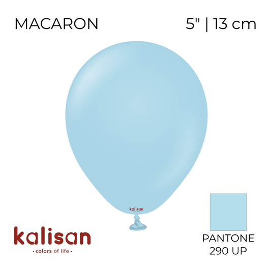 Kalisan 5" | Macaron 08 Blue (100 pcs)