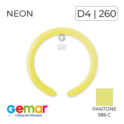 Gemar 260 | Neon 021 Yellow (100 pcs)