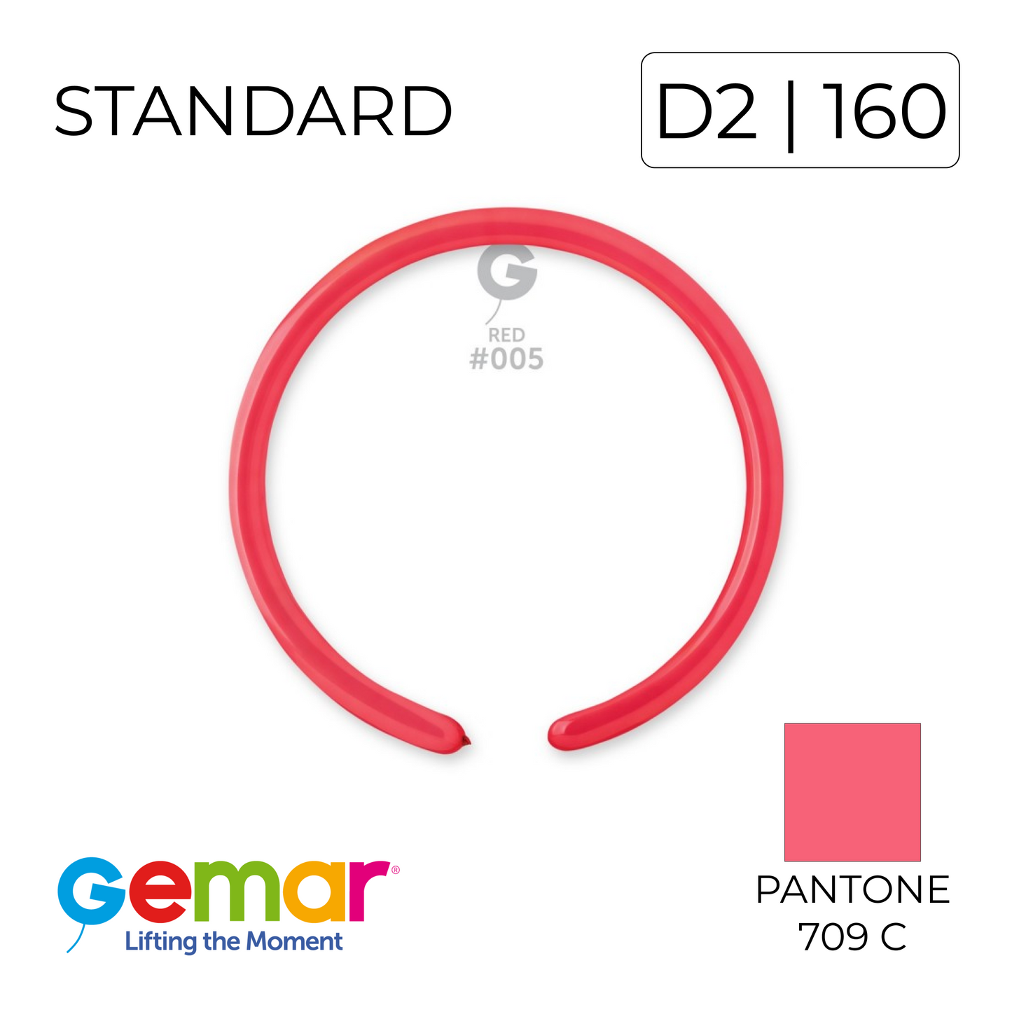 Gemar 160 | Standard 005 Red (100 pcs)