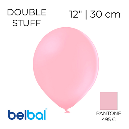 Double Stuff Belbal 12" Baby Pink | 010 in 440 (25 pcs)