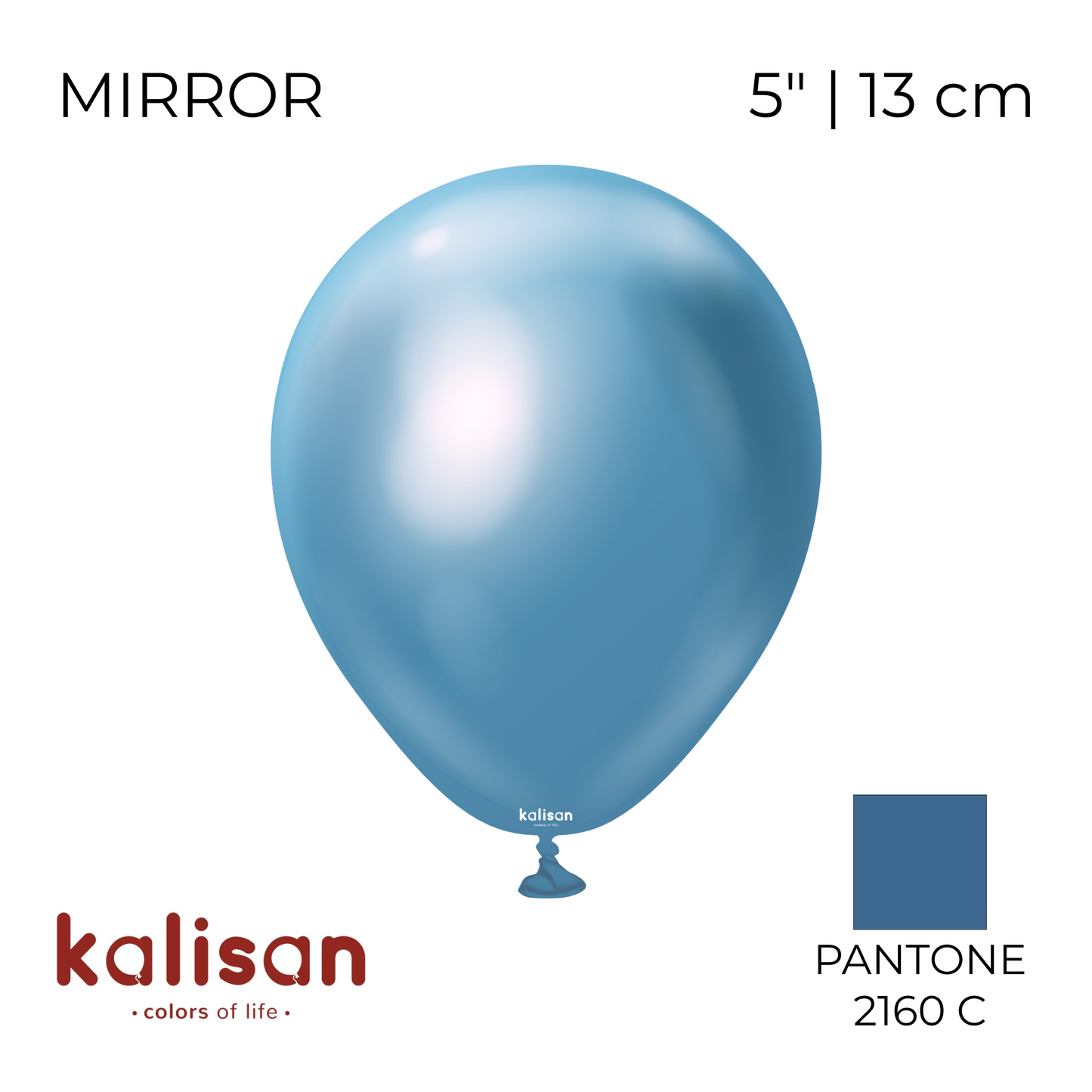 Kalisan 5" | Mirror 103 Blue (100 pcs)