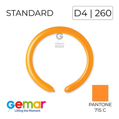 Gemar 260 | Standard 004 Orange (100 pcs)