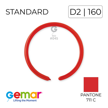 Gemar 160 | Standard 045 Red (100 pcs)