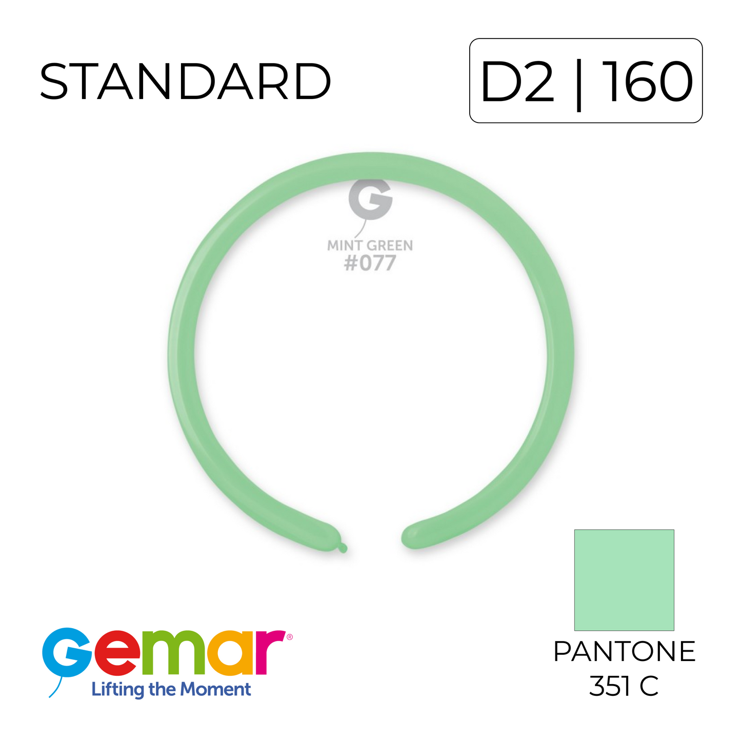 Gemar 160 | Standard 077 Mint Green (100 pcs)