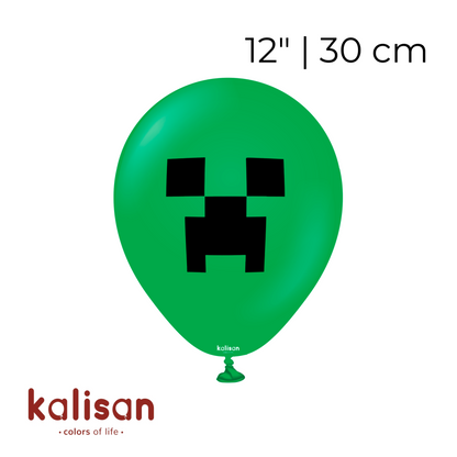 Print 041  Kalisan 12” | “Minecraft - Creeper face” (1 pc)