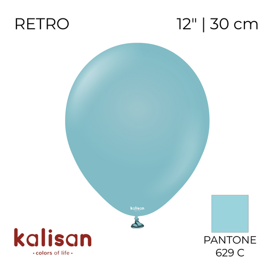 Kalisan 12" | Retro 18 Blue Glass (100 pcs)