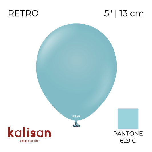 Kalisan 5" | Retro 18 Blue Glass (100 pcs)