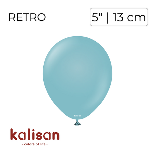 Kalisan 5" | Retro Blue Glass (100 pcs)