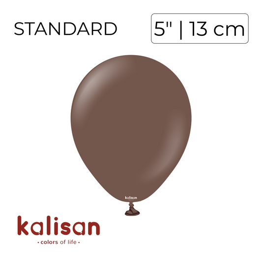 Kalisan 5" | Standard Chocolate Brown (100 pcs)