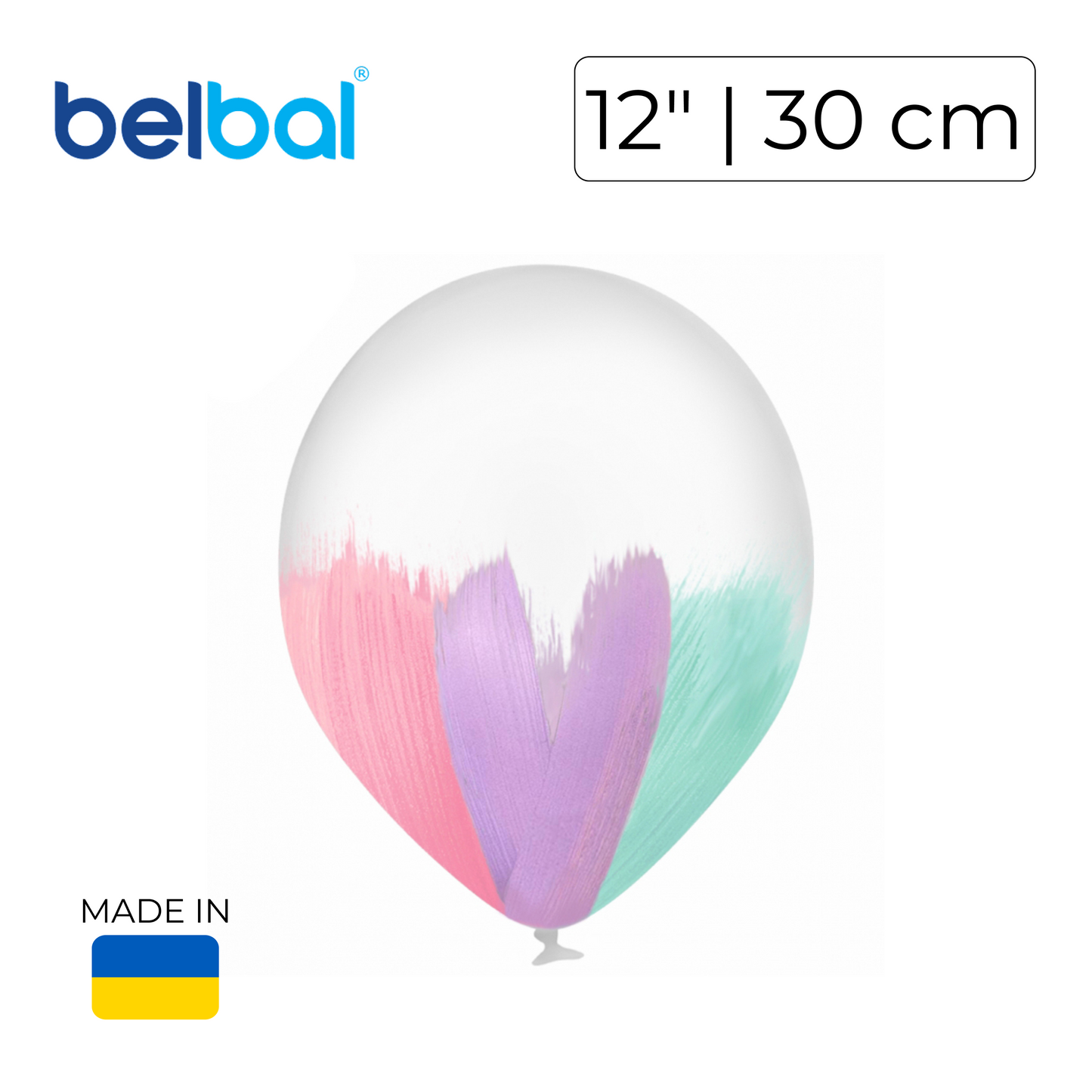 Belbal 12" | Brush Macaron (25 pcs)