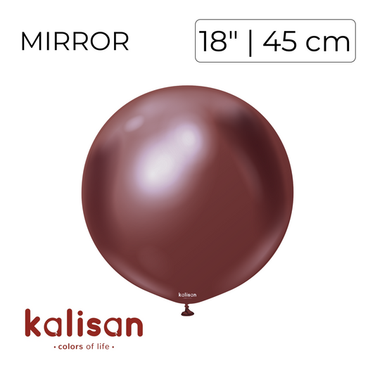 Kalisan 18" | Mirror Burgundy (25 pcs)