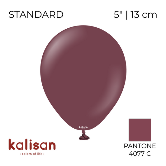Kalisan 5" | Standard 21 Burgundy (100 pcs)
