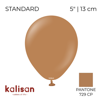 Kalisan 5" | Standard 56 Caramel Brown (100 pcs)
