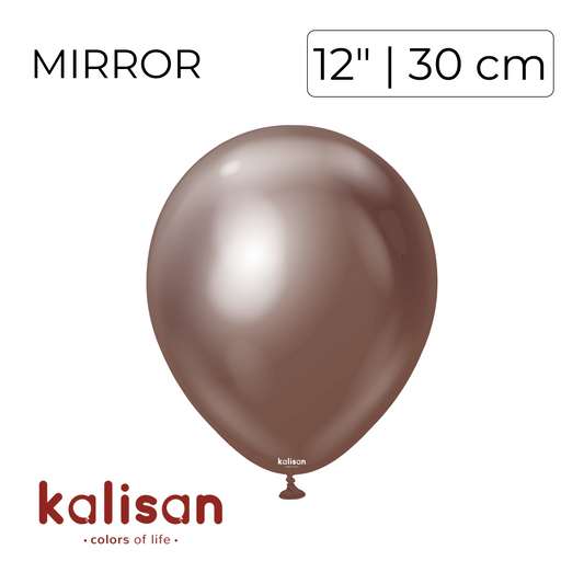 Kalisan 12" | Mirror Chocolate (50 pcs)