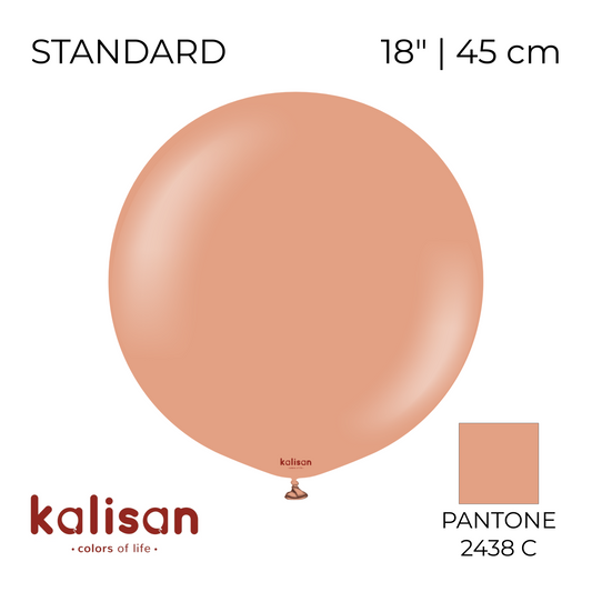 Kalisan 18" | Standard 62 Clay Pink (25 pcs)