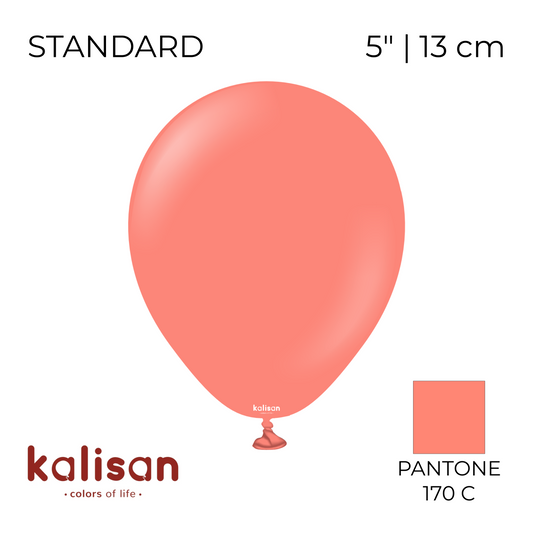 Kalisan 5" | Standard 28 Coral (100 pcs)