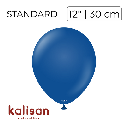 Kalisan 12" | Standard Dark Blue (100 pcs)