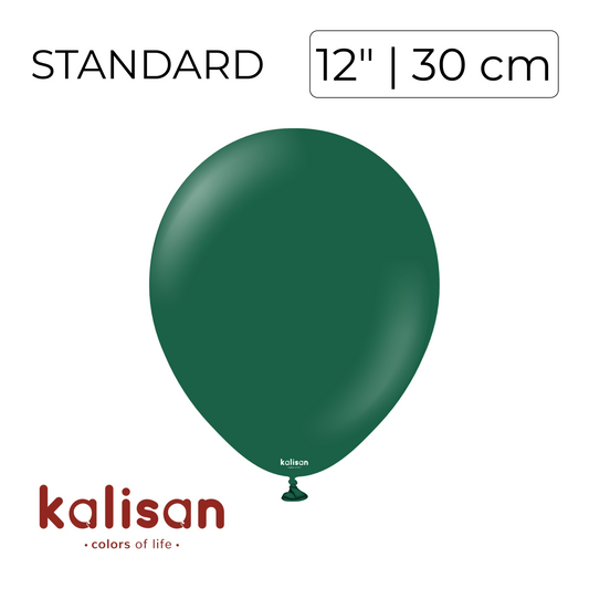 Kalisan 12" | Standard Dark Green (100 pcs)