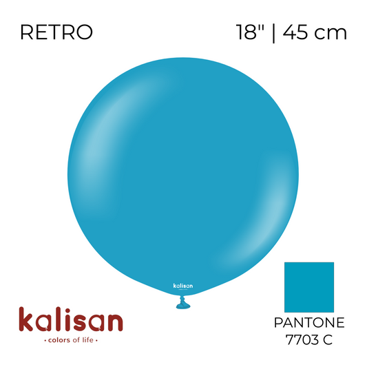 Kalisan 18" | Retro 39 Deep Blue (25 pcs)