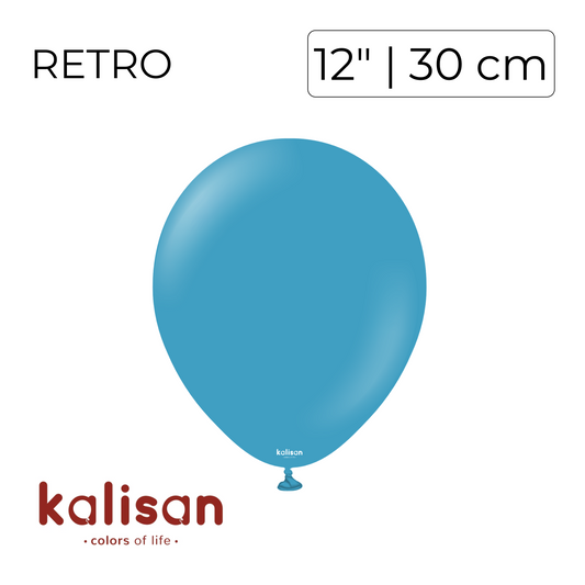 Kalisan 12" | Retro Deep Blue (100 pcs)