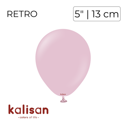 Kalisan 5" | Retro Dusty Rose (100 pcs)