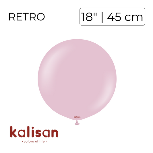 Kalisan 18" | Retro Dusty Rose (25 pcs)