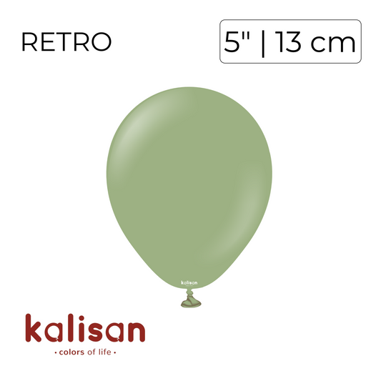 Kalisan 5" | Retro Eucalyptus (100 pcs)