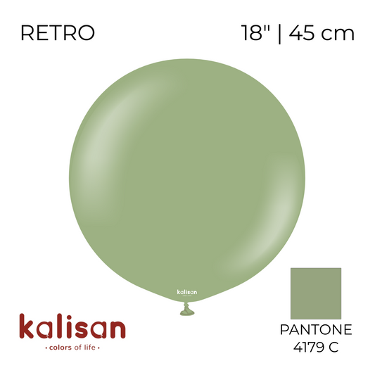 Kalisan 18" | Retro 43 Eucalyptus (25 pcs)