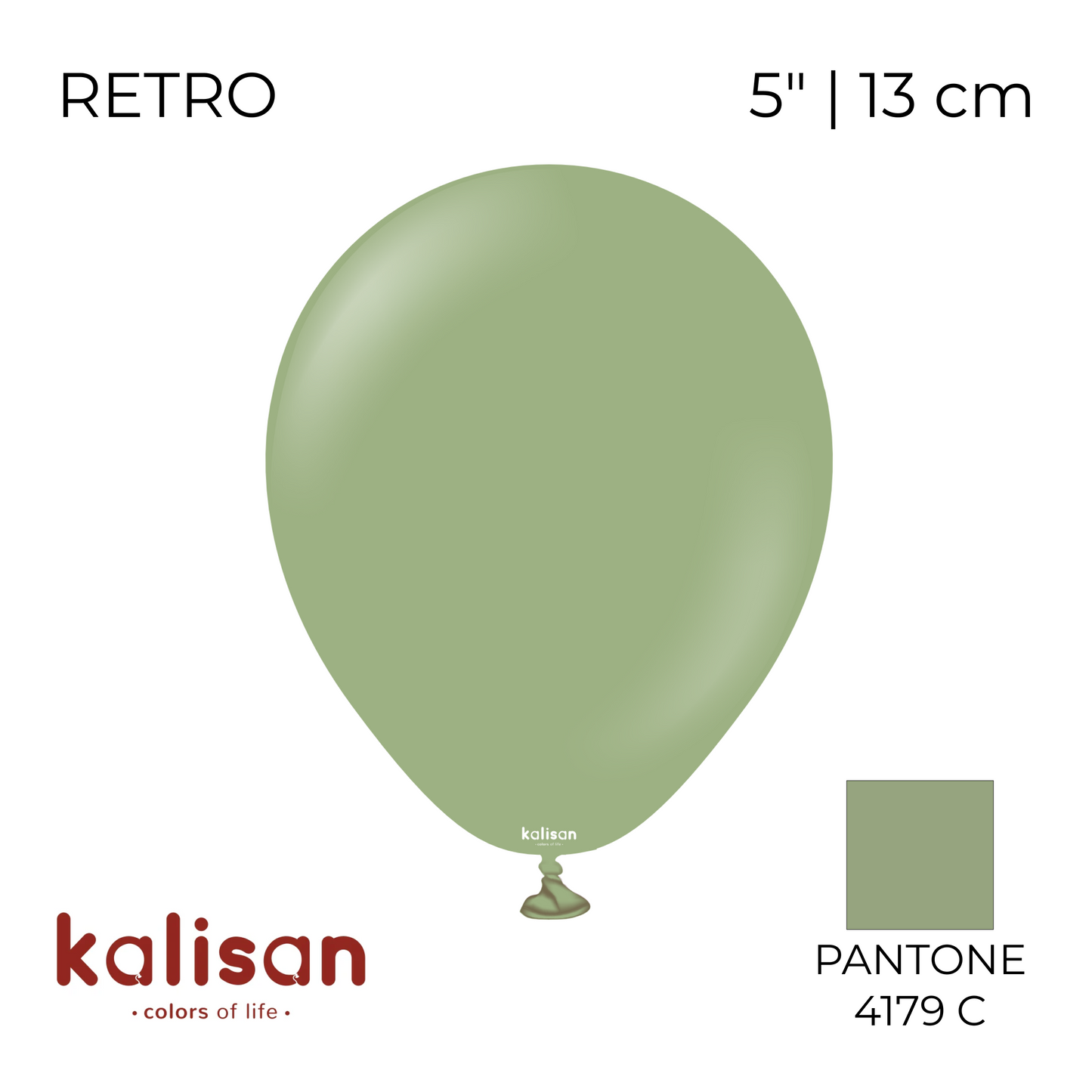 Kalisan 5" | Retro 43 Eucalyptus (100 pcs)