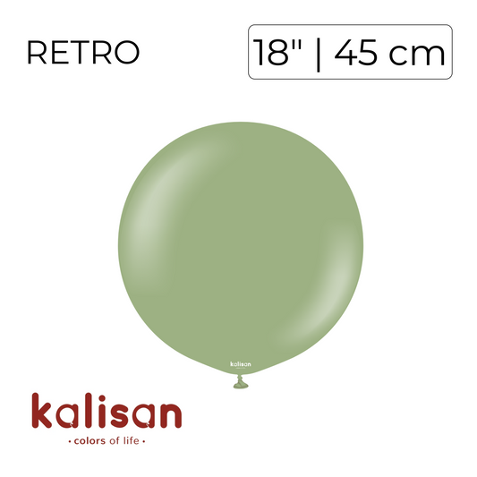 Kalisan 18" | Retro Eucalyptus (25 pcs)