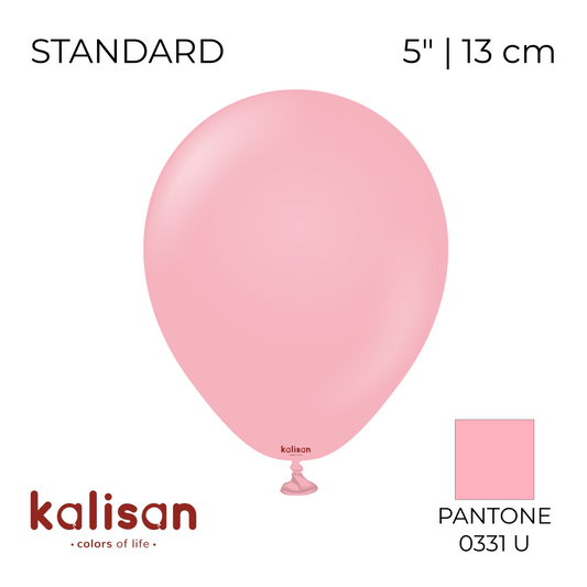 Kalisan 5" | Standard 32 Flamingo Pink (100 pcs)