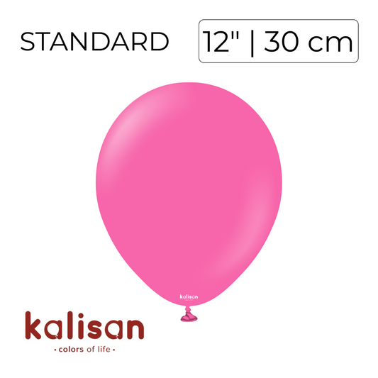 Kalisan 12" | Standard Fuchsia (100 pcs)