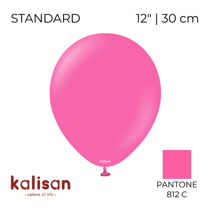 Kalisan 12" | Standard 27 Fuchsia (100 pcs)