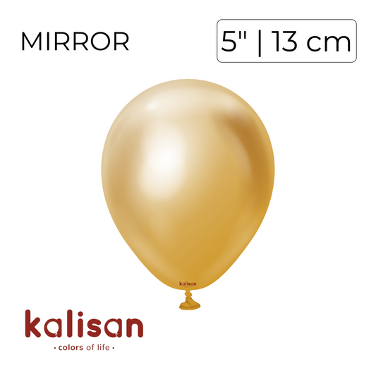 Kalisan 5" | Mirror Gold (100 pcs)