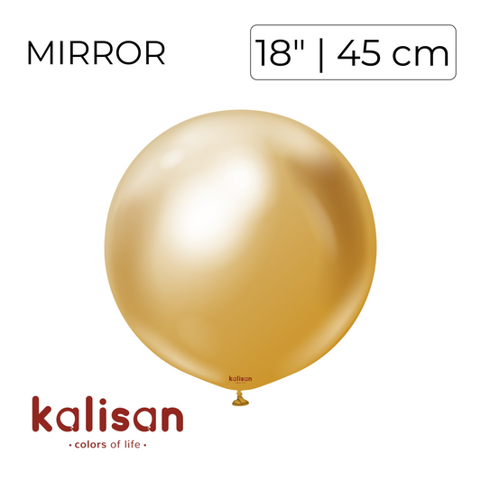 Kalisan 18" | Mirror Gold (25 pcs)